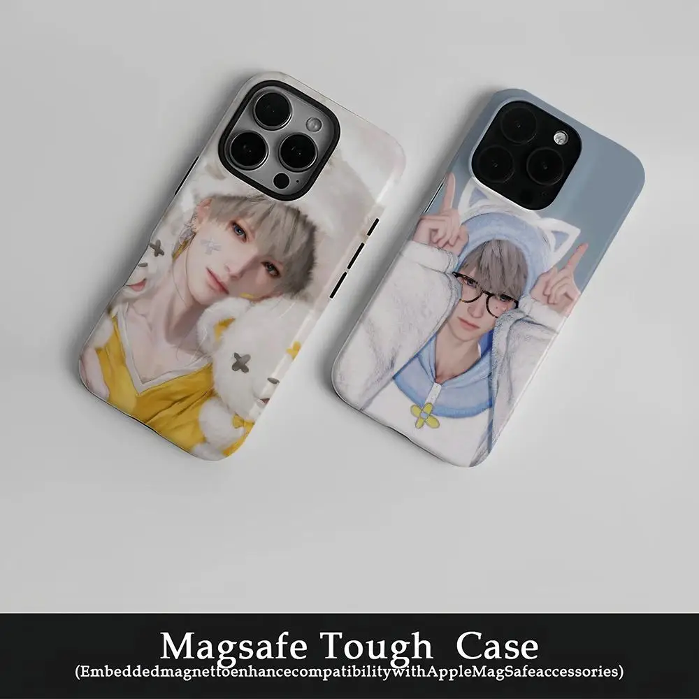 

Love And Deepspace Phone Case Film Korean INS For IPhone 16 15 14 13 12 11 Pro Max Plus Luxury Magnetic Double-layer Cover