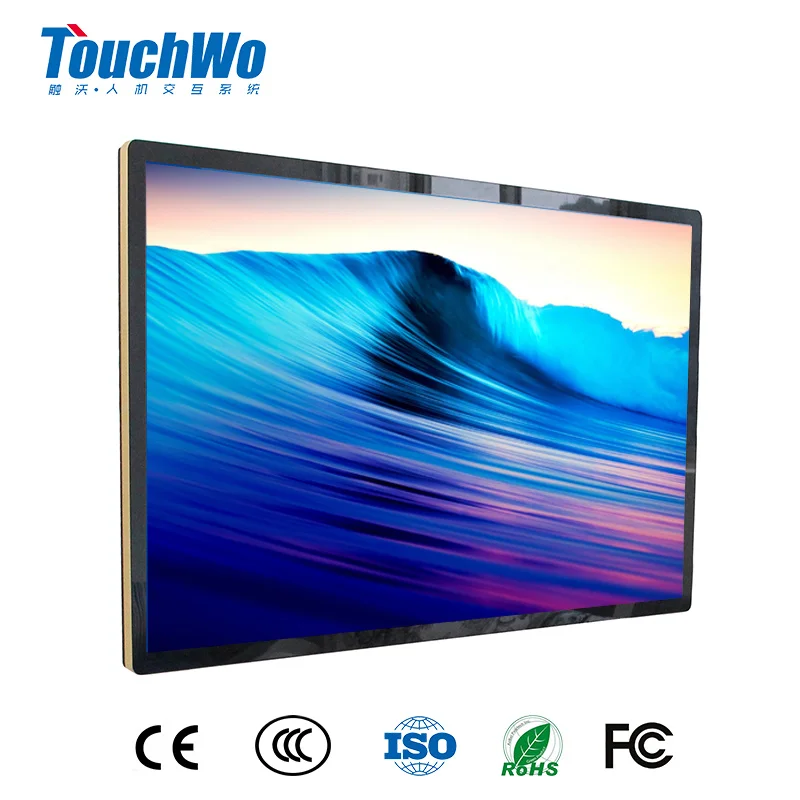 32 43 pollici pollici led UHD 4k touch screen monitor TV LCD prezzo schermo piatto interattivo tutto in un PC