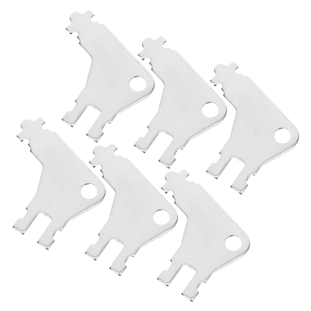 

6 Pcs Toilet Paper Dispenser Keys for Towel Bracket Commercial Iron Replacement