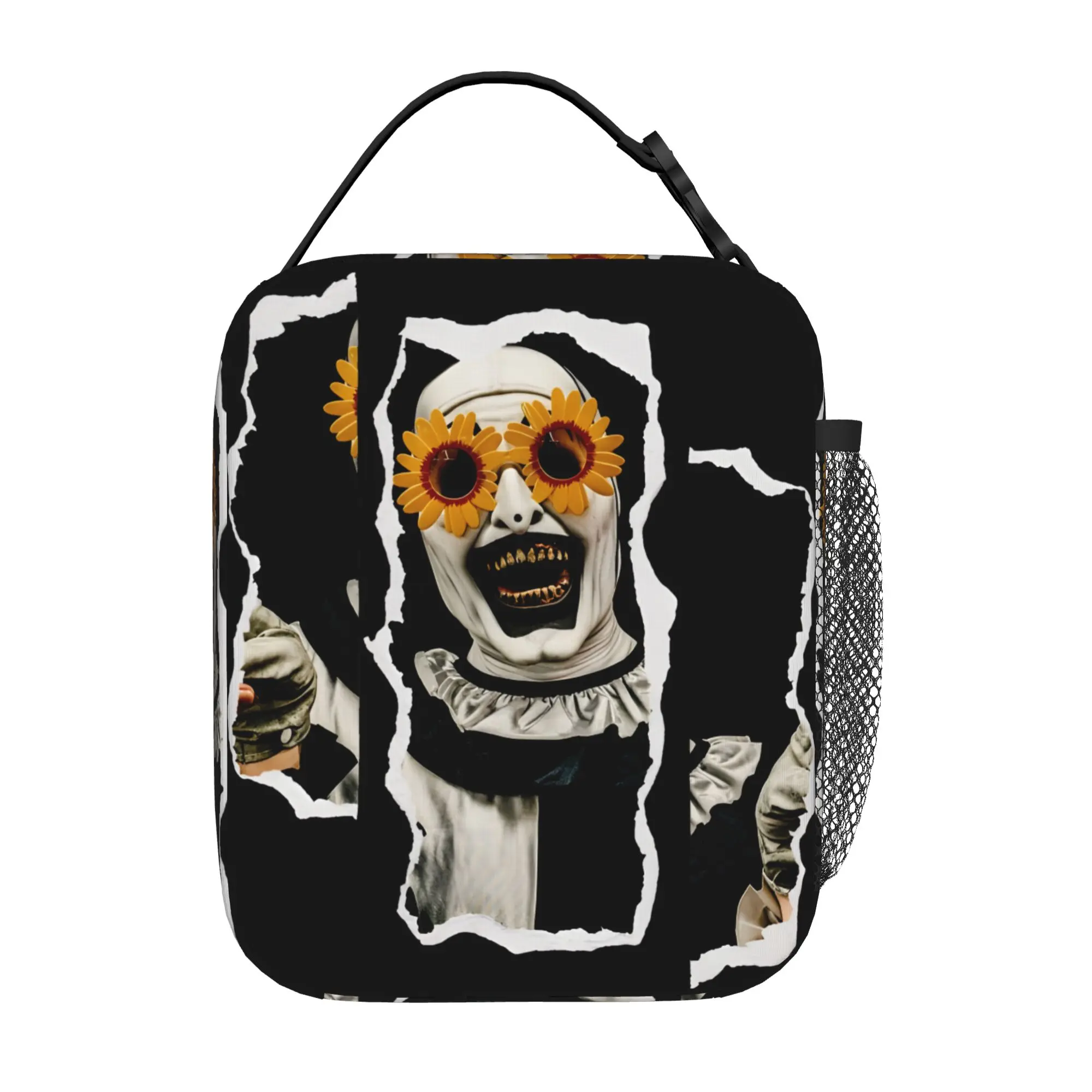 Terrifiers Christmas Scary Thermal Insulated Lunch Bag for School Halloween Portable Food Bag Container Cooler Thermal Lunch Box