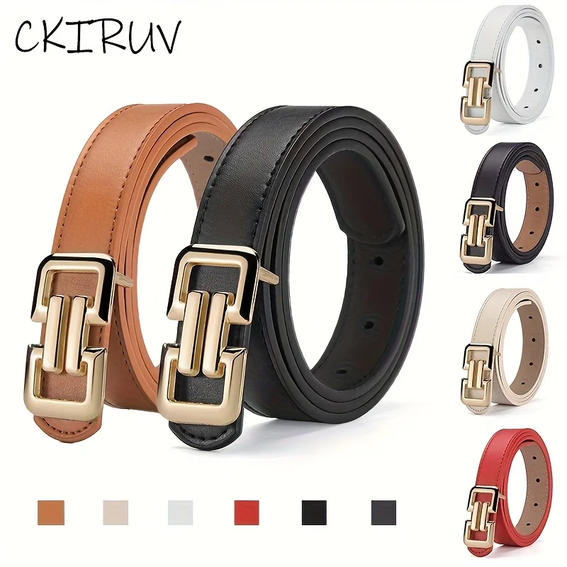 

Женский пояс модный и универсальный, с простым поясом для маленьких брюк, подходит для повседневной носки, вечеринок.