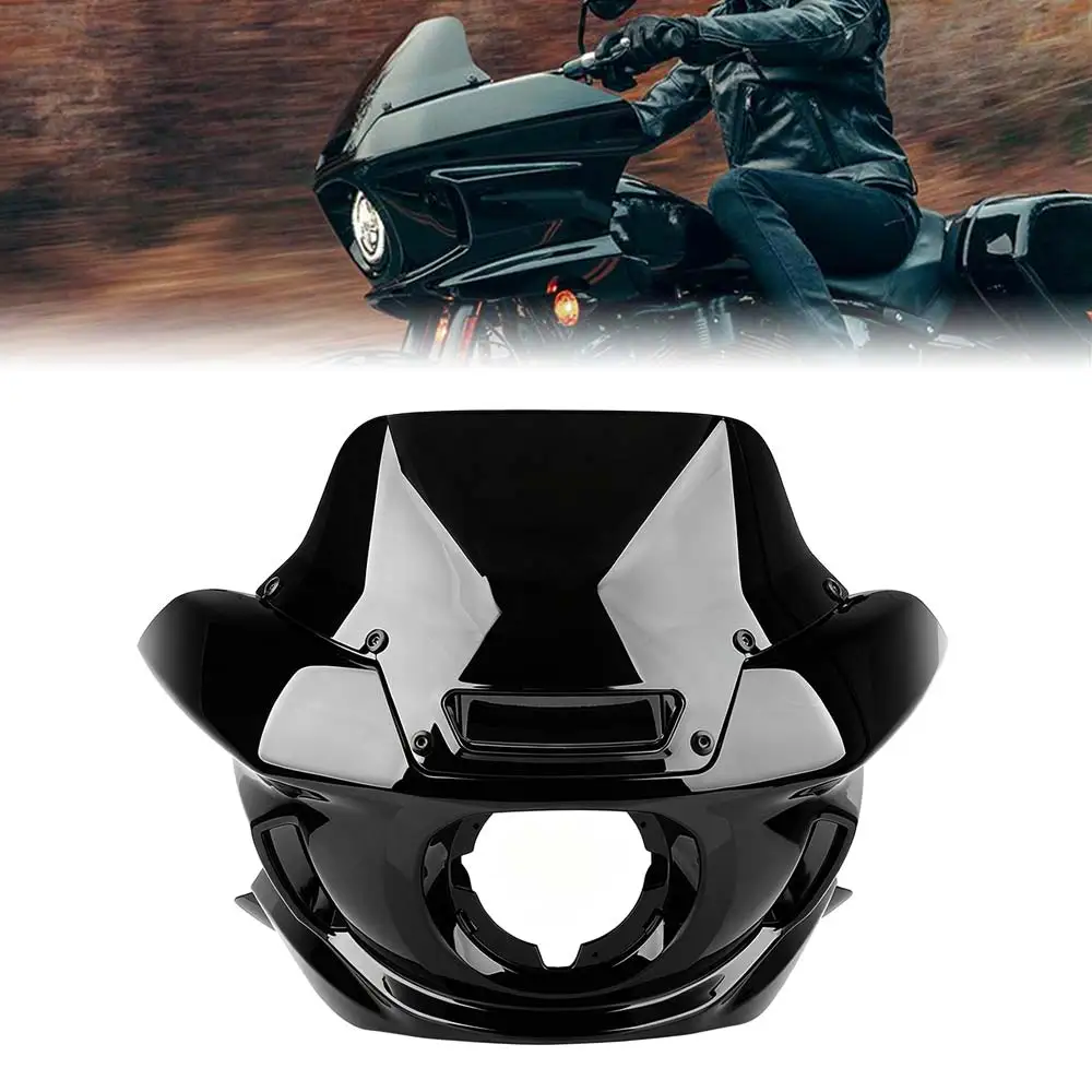 ABS Front Headlight Fairing Windshield Windscreen Cover For Harley Softail Low Rider ST 22-24 El Diablo 2022 FXLRST FXRST Parts