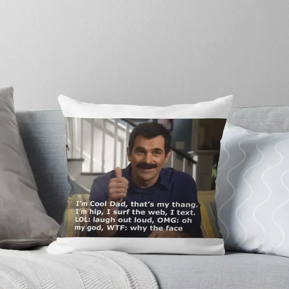 

Modern Family Phil Dunphy meme quote Throw Pillow sleeping pillows Luxury Sofa Cushions pillow