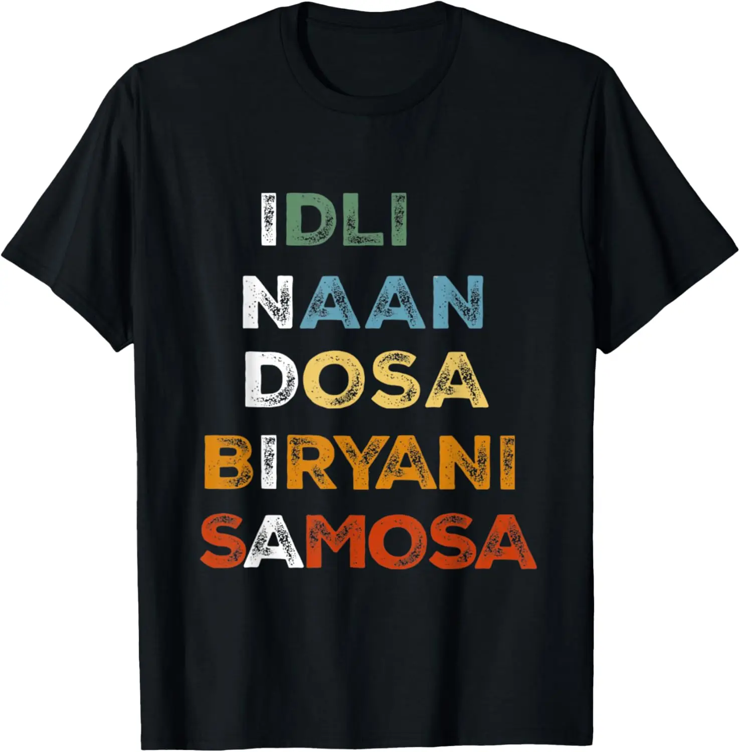 

India Indian Food Culture Naan Dosa Biryani Funny Desi Humor T-Shirt Motorcycle