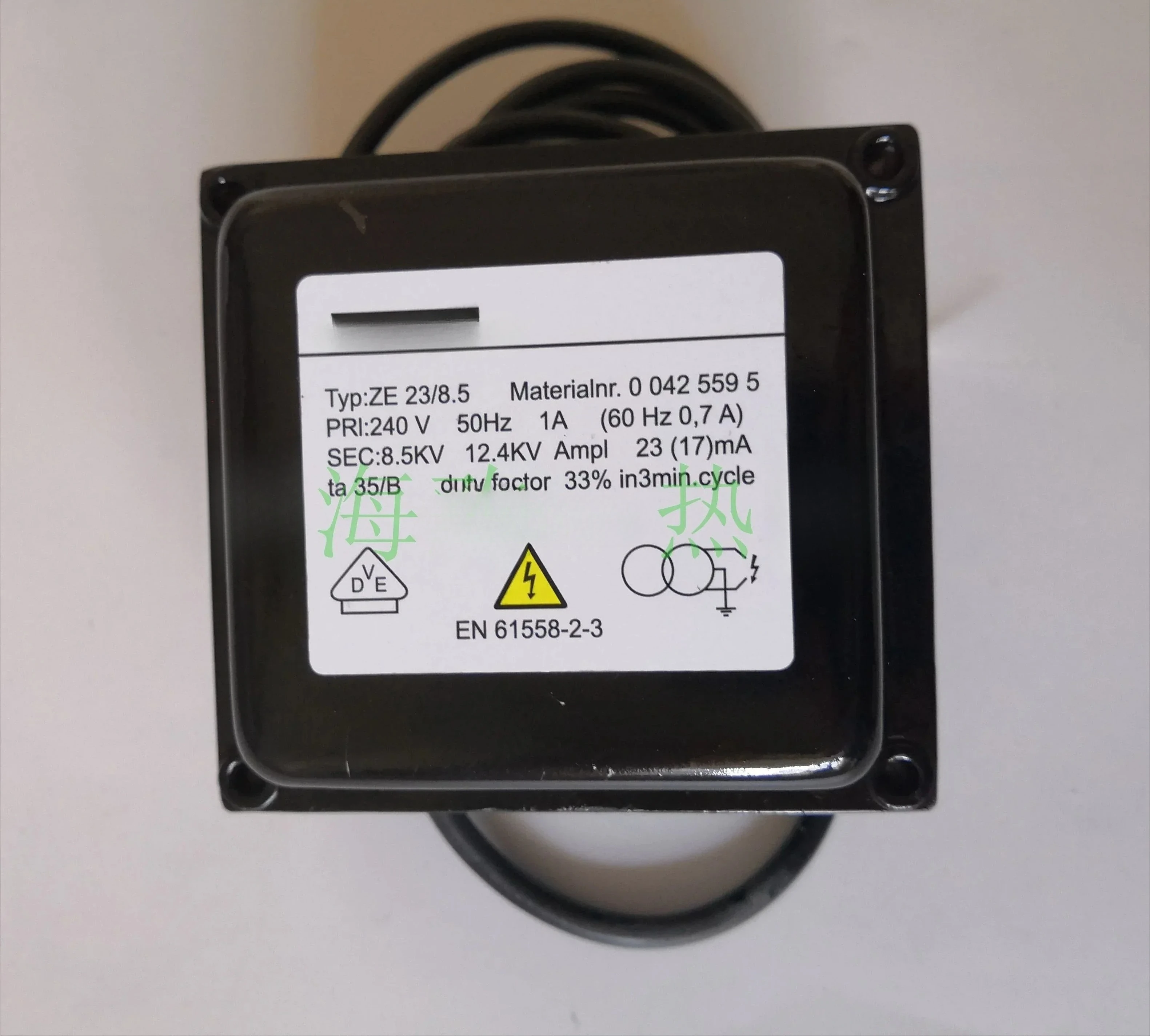 

ZE23/8.5 ZE20/5 ZE30/7,5 Высоковольтный патронный трансформатор