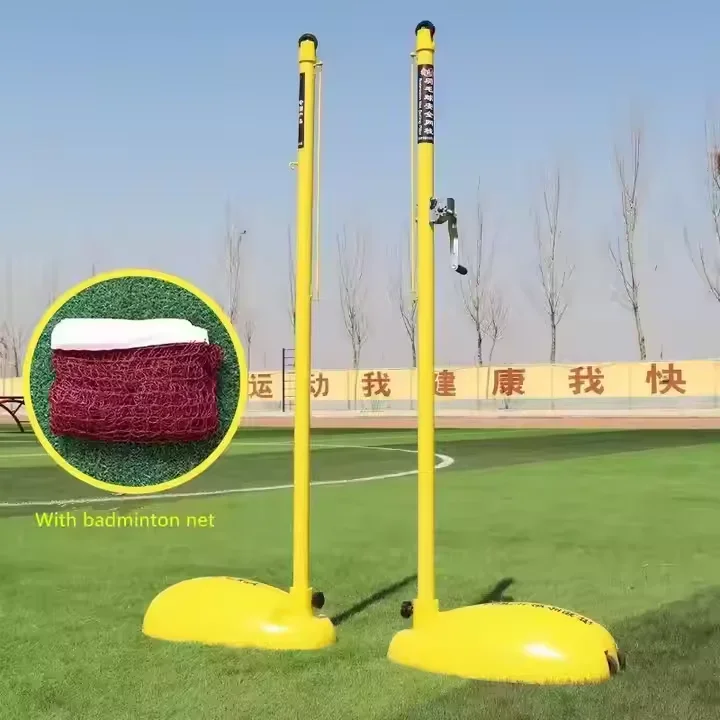 2026 Professional Outdoor Movable Net Rack For Badminton Tennis & Volleyball Games Portable Standard Air Net Post Stand