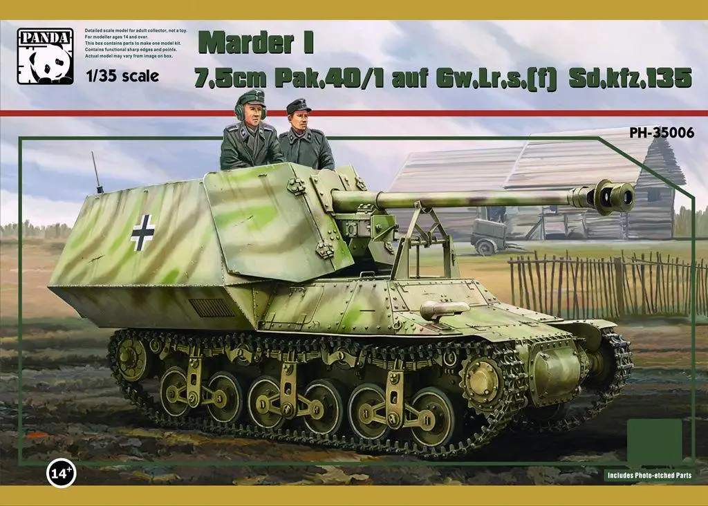 

Panda Hobby 1/35 PH35006 Sdkfz135-1 7,5 см Marder I (Лотарингия)