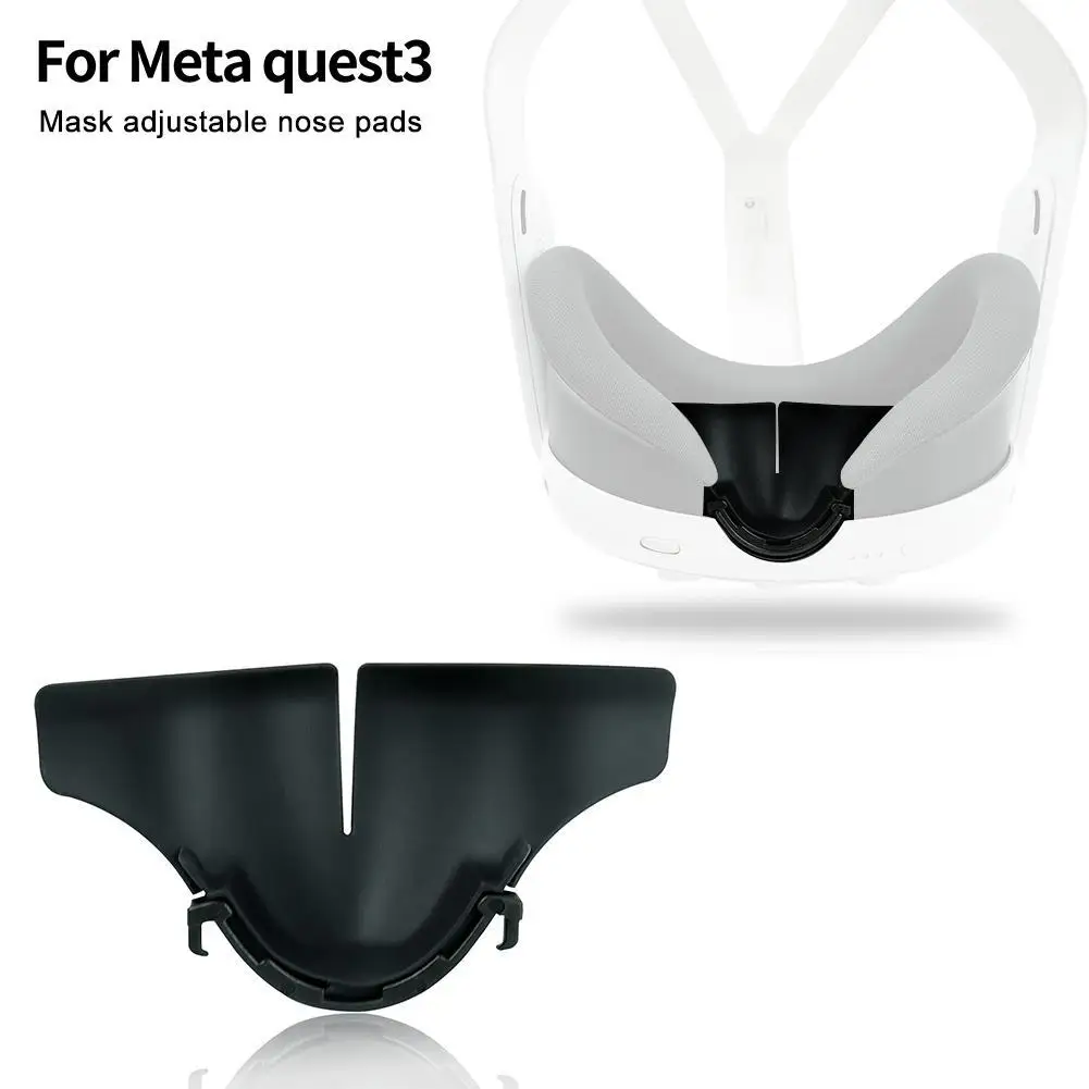 For Meta Quest3 Adjustable Nose Pads Blackout Anti-sweat Heat Dissipation Silicone Blackout Nose Pad VR Accessories