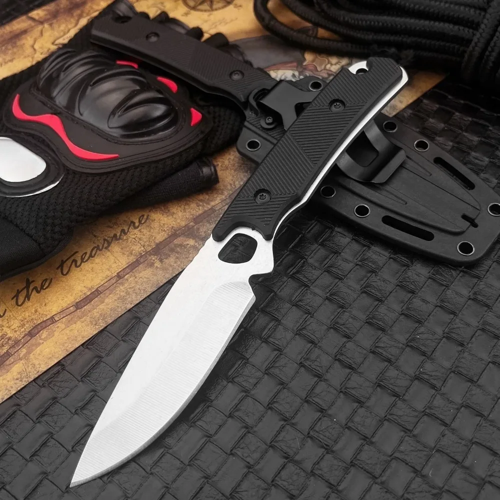 

Нож с фиксированным клинком 8Cr13MoV, рукоять из нейлонового волокна, для фруктов, рыбалки, многофункциональный, портативный, для активного отдыха