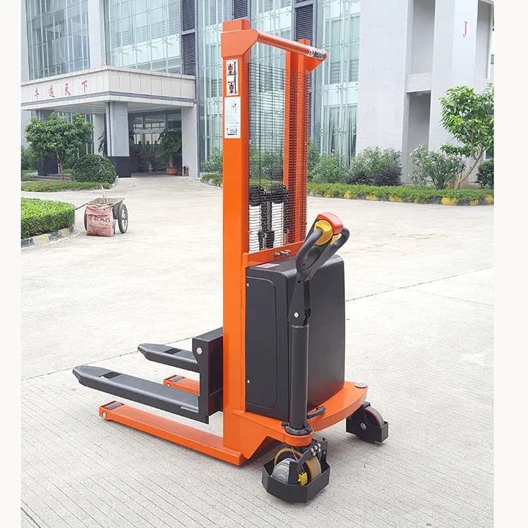 NIULI 1000KG Walkie Forklift Hydraulic Full Electronical Elevated lifter Economical Electric Stacker