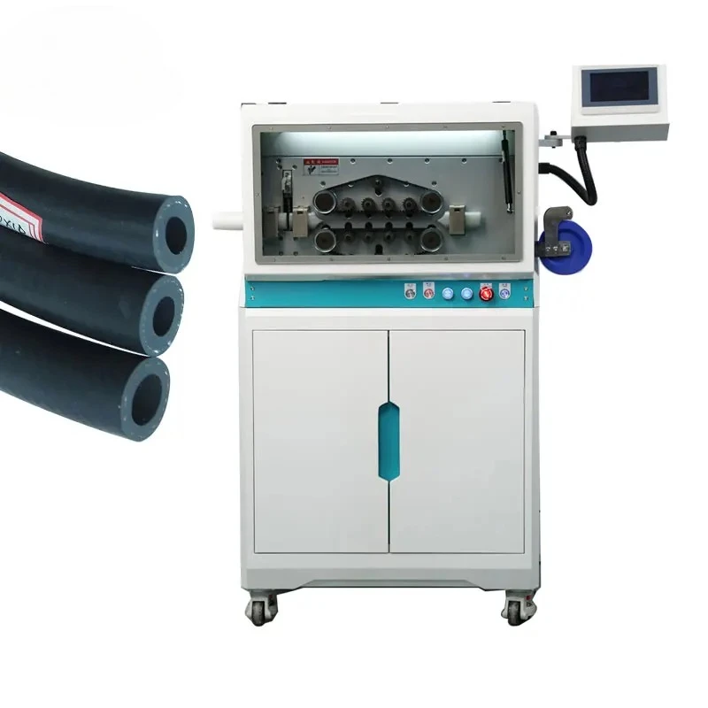 SA-570 Multi-functional Automatic air Pipe Cutting Machine for Silicon Corrugated Tube Cutting Machine