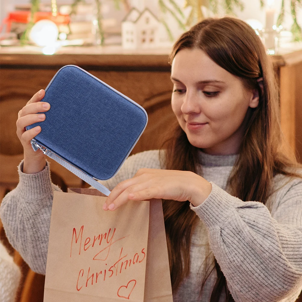 ジッパー付きソフトポータブルフォルダー＆80ポケットカードフォルダー、ヨトカードミニオーディオブックカード用