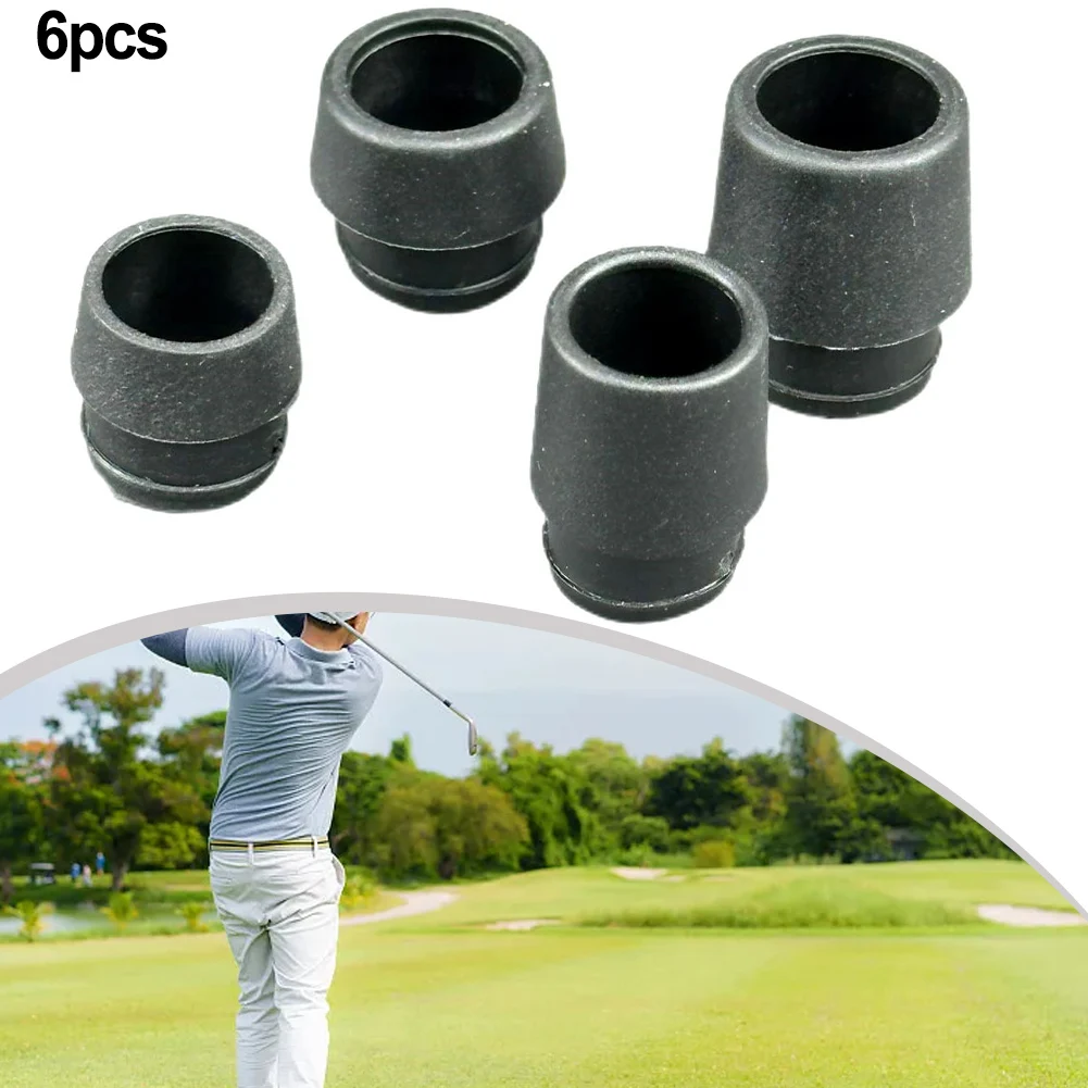 6pcs Golf Ferrules Shaft Sleeve Adapter For PING For G Series Soft Rubber Sleeve Diameter 335/350/370 Golf Replacement Parts