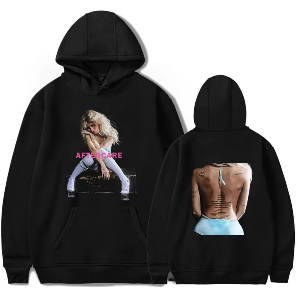 Nessa Barrett AFTERCARE Album Merch Hoodie Women Men Long Sleeve Sweatshirt Fashion Pullover Clothes