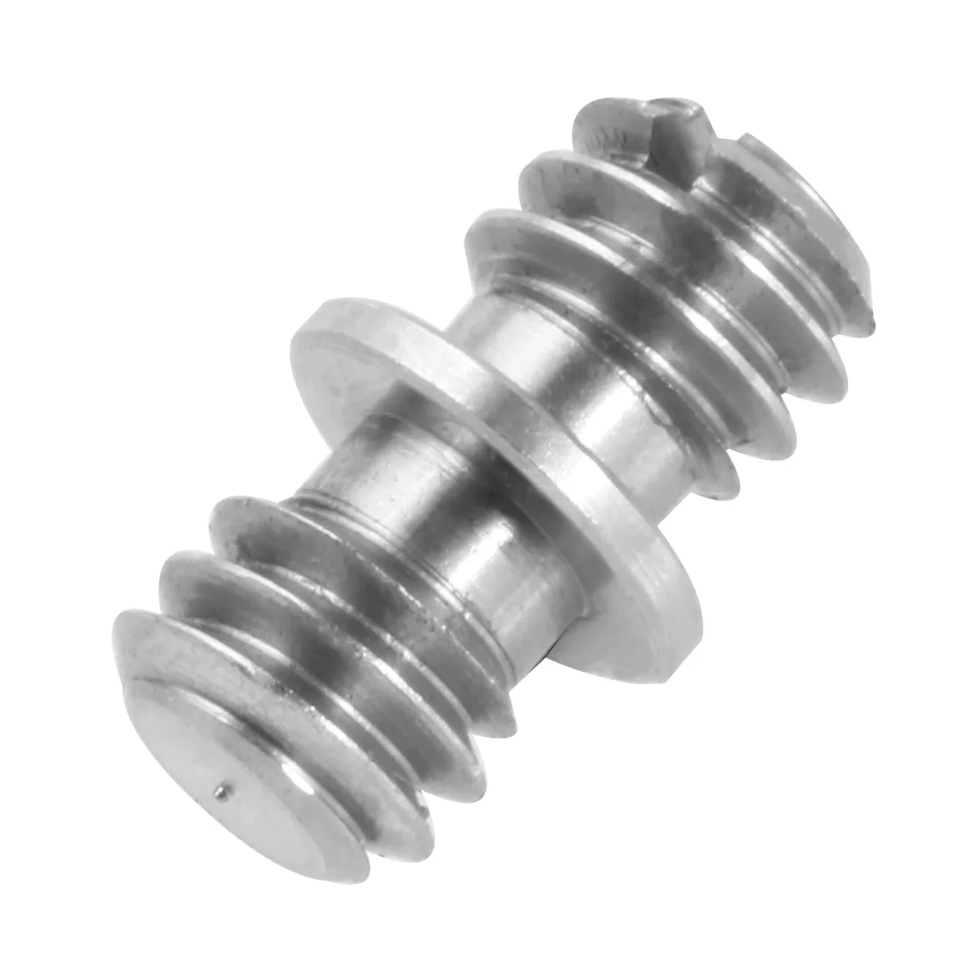 Edelstahl 1/4 Zoll Stecker auf 1/4 Zoll / 3/8 Zoll Außengewinde Adapter 1/4 Zoll Doppel-Stecker-Schraubenadapter Stativständer Kamerazubehör – Detail 2
