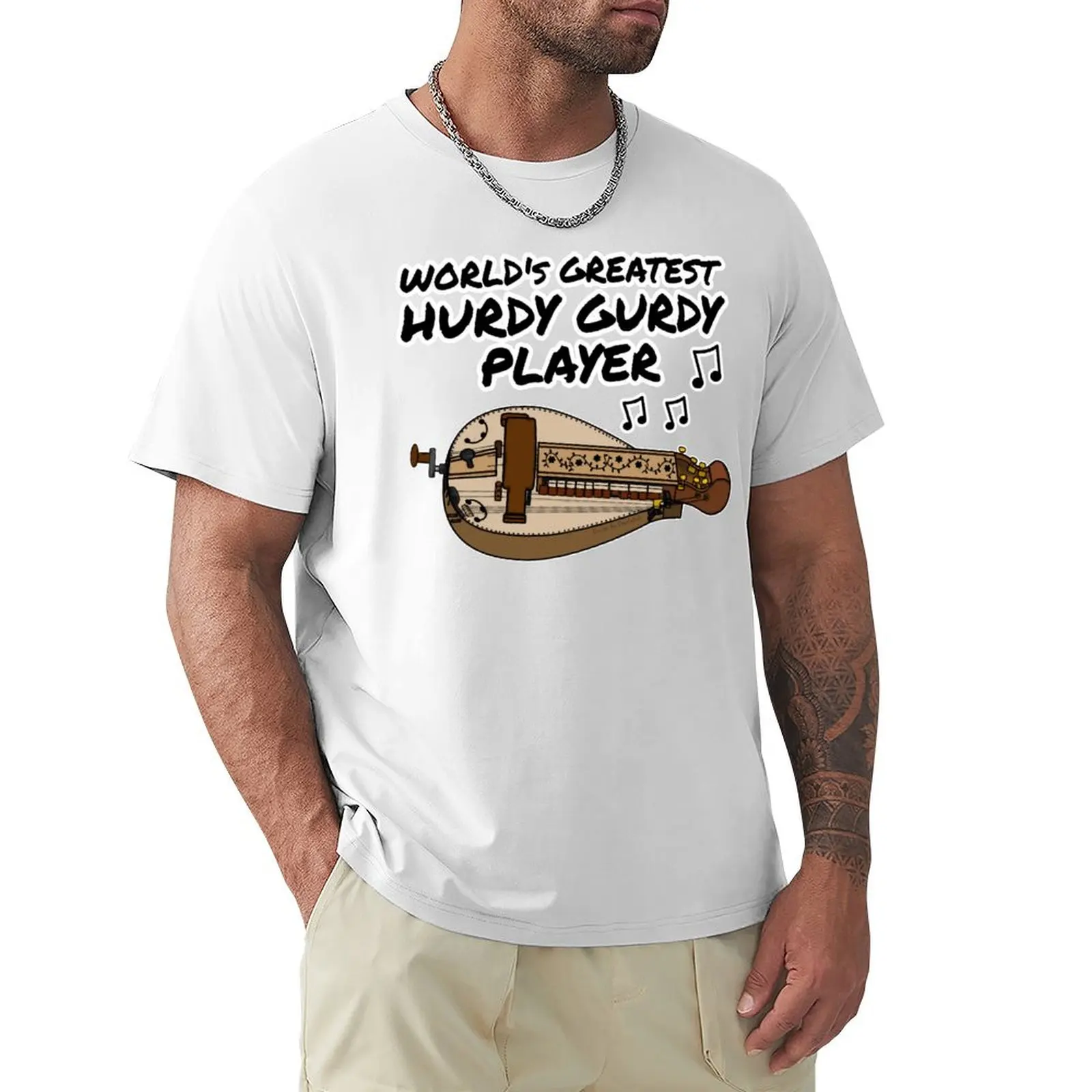 World's Greatest Hurdy Gurdy Player Gurdyist Musician Funny T-Shirt blacks sweat anime clothes tops mens champion t shirts