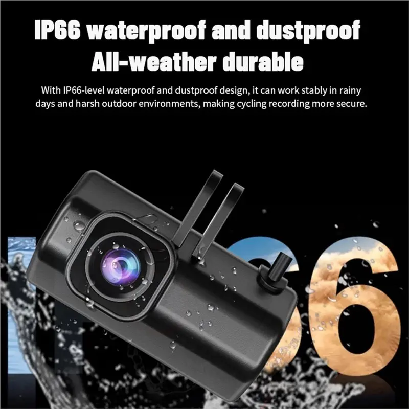 Motorcycle Driving Dash Camcorder 1080P HD For Mountain Electric Bike Bicycle Motorcycle Helmet Camera Outdoor Black Box-Boom