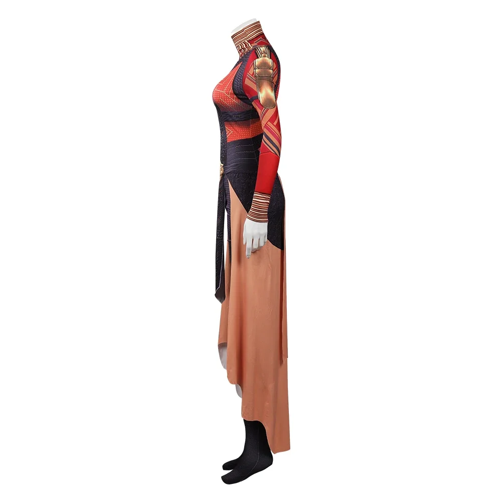 Wakanda Forever Okoye Cosplay Costume Jumpsuit Outfits Halloween Carnival Suit