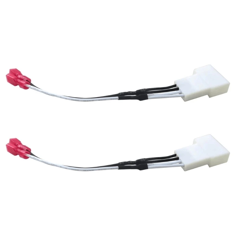 M68B Pair of 4 Pin Speaker Wire Port 72-8106 for Small Suv Japanese Auto 2013 2023 ABS Socket No Soldering Needed Lightweight