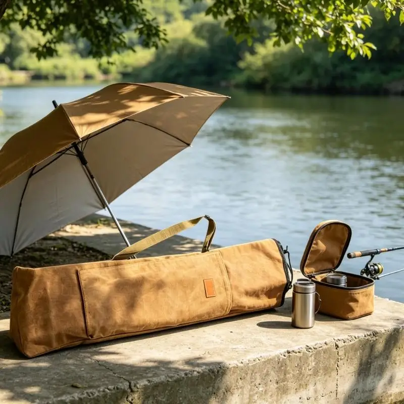 

Fishing Rod Case Fishing Rod Bag Fishing Rod Carriers Bag Outdoor Water Proof Tackle Storage Bag Rod Carry Organizers 69HD