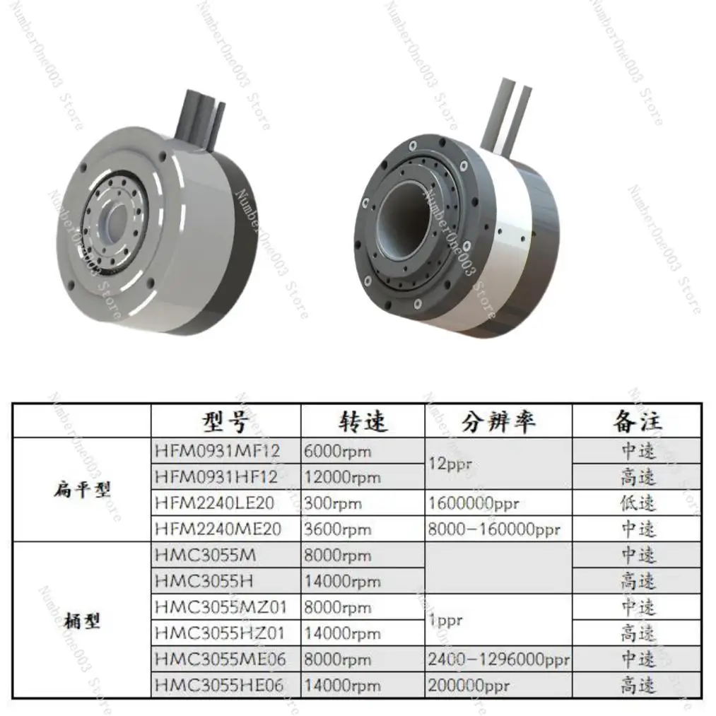 

High speed and high precision smooth rotation flat barrel hollow motor DD motor can be built-in optical components