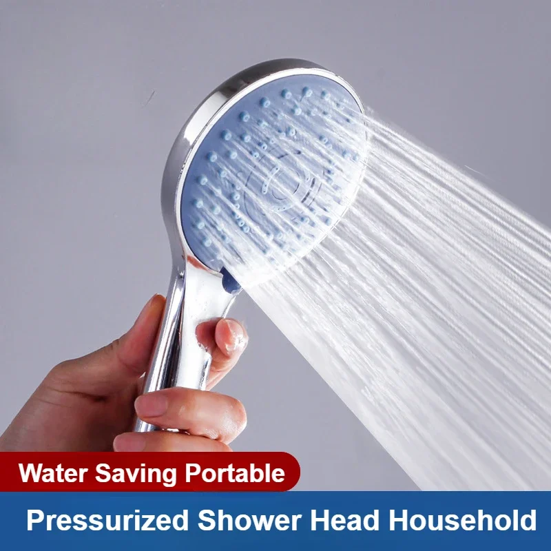 

5 Modes Adjustable Shower Head Pressurized Spray Shower Head Shower Accessories Bathroom Handhold Shower Head Duschkopf Duchas