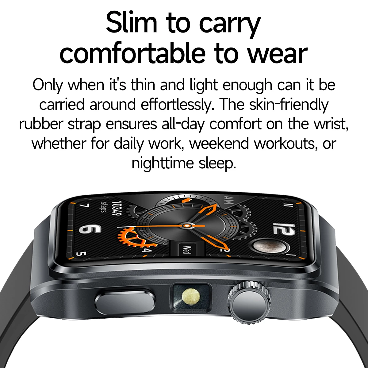 جديد الصحة ساعة ذكية للنساء الرجال 1.57 "HD شاشة مصباح ليد جيب الرياضة IP68 مقاوم للماء AI صوت بلوتوث دعوة ساعة ذكية #5