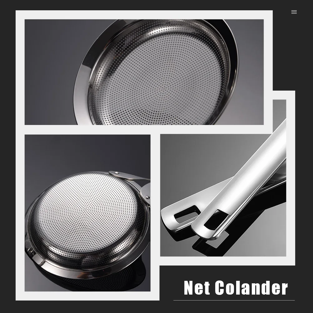 

Stainless Steel Oil Strainer Skimmer Spoon Premium Filter Ladle For Hot Pot Kitchen Food Strainer Mesh Colander