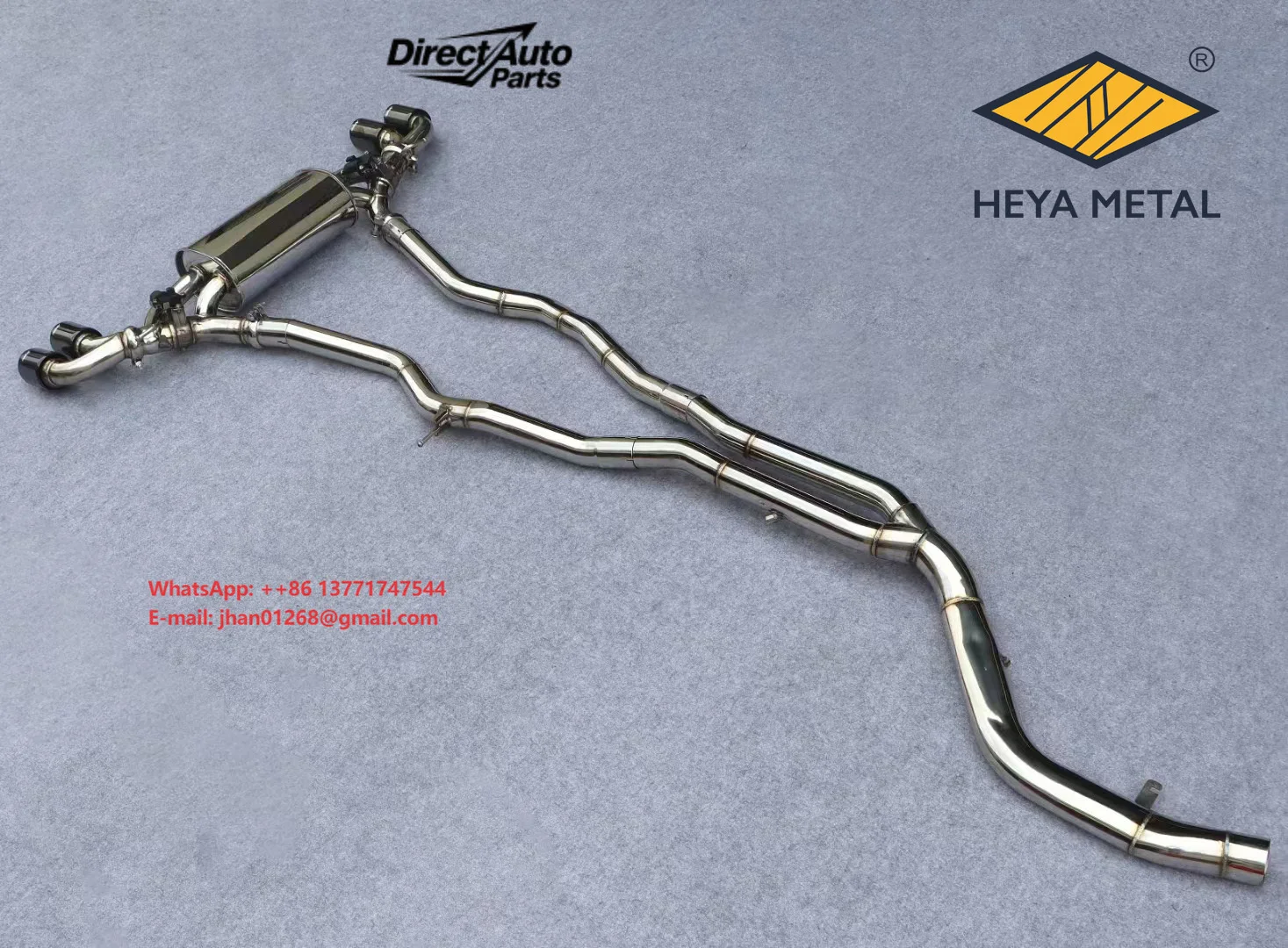 2.0T Z4 Stainless Steel Racing Exhaust Catback System Titanium Car Exhaust Pipe Polished Coupe Min. Order 1 Piece Customized