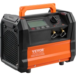 VEVOR Refrigerant Recovery Machine 1 HP Dual Cylinder Portable AC Recovery Machine for Automotive Air Condition Household HVAC