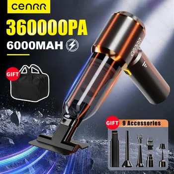 CENRR car vacuum cleaner 360000PA cordless mini powerful wireless car cleaner handheld portable vacuum cleaner home appliance