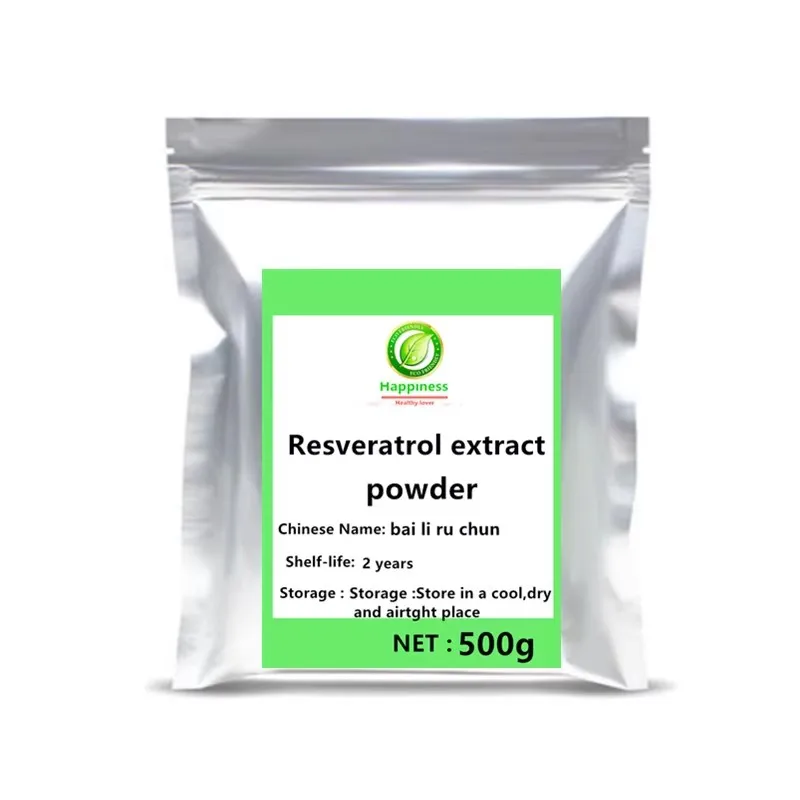 Hot sale 98% resveratrol food grade powder face body Skin whitening care trans nmn Cosmetic raw materials free shipping