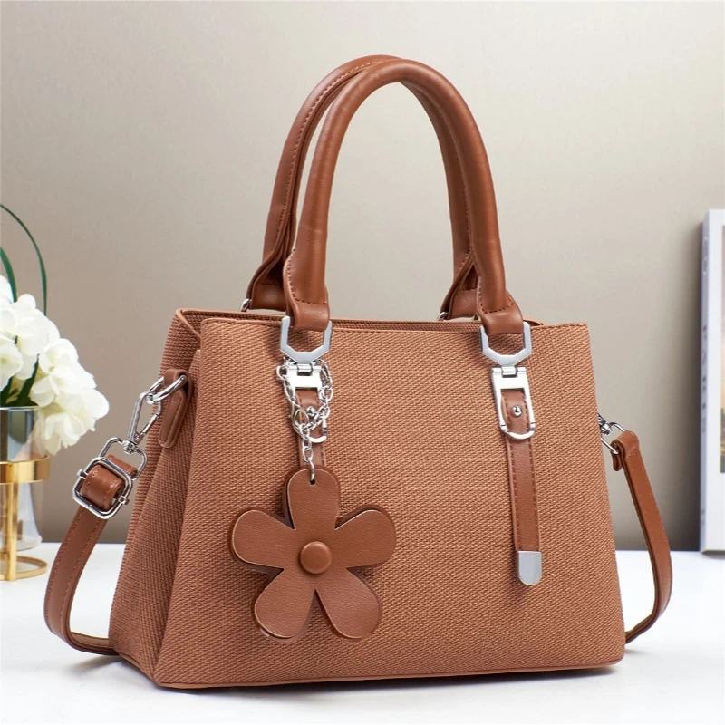 

Women PU Leather Shoulder Bag Fashion Exquisite Pendant Handbag Bag Designer Crossbody Bag Daily Lady Shopping Hand Pouch Bags