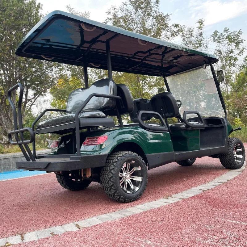 Off Road Hunting New Energy Electric Golf Cart Free Custom Color Rapid Delivery Bumper 12-Inch Off-Road Tires Aluminum Wheels