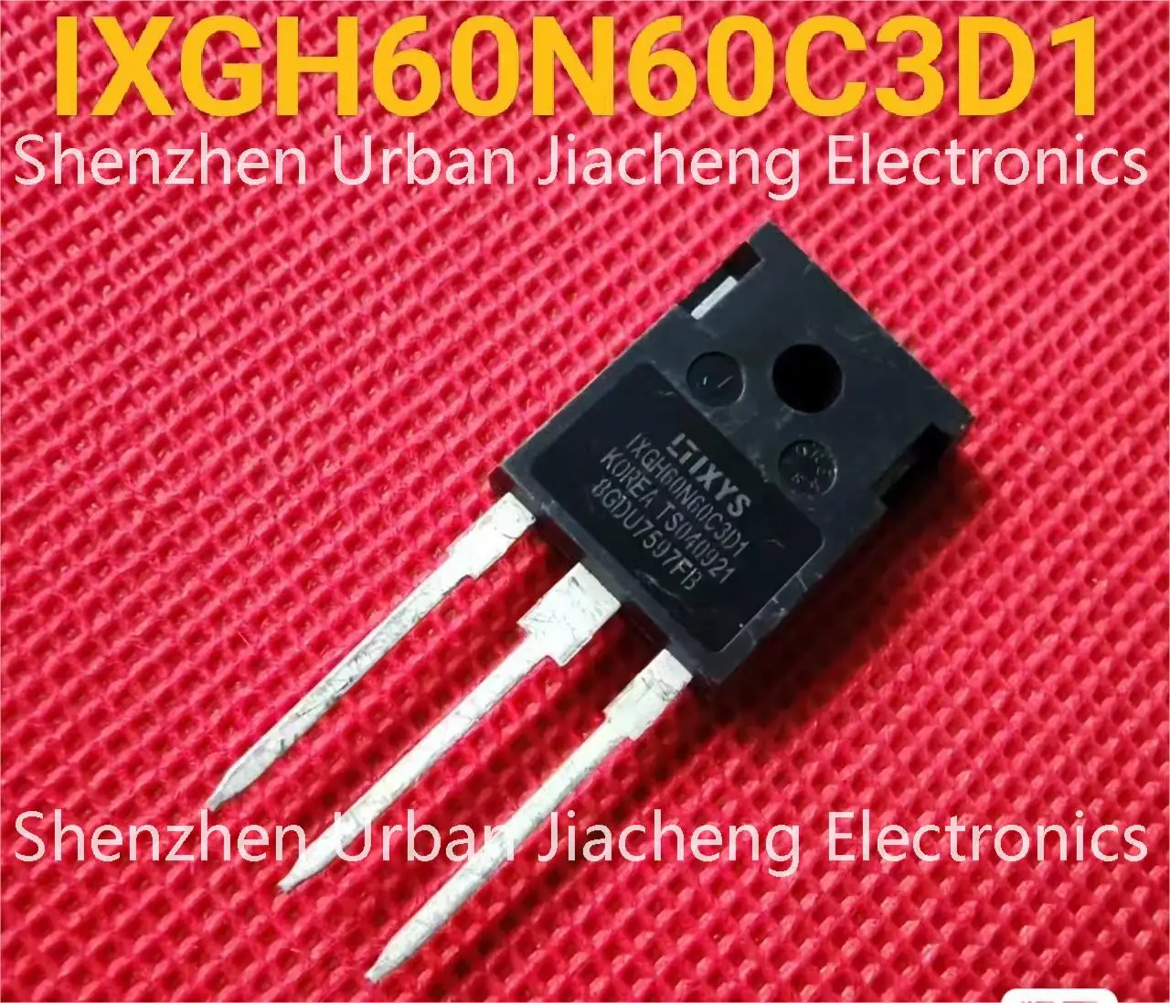 

2PCS IXGH60N60C3D1 60N60C3D1 TO-247 60A600V Imported Original Best Quality In Stock Free shipping