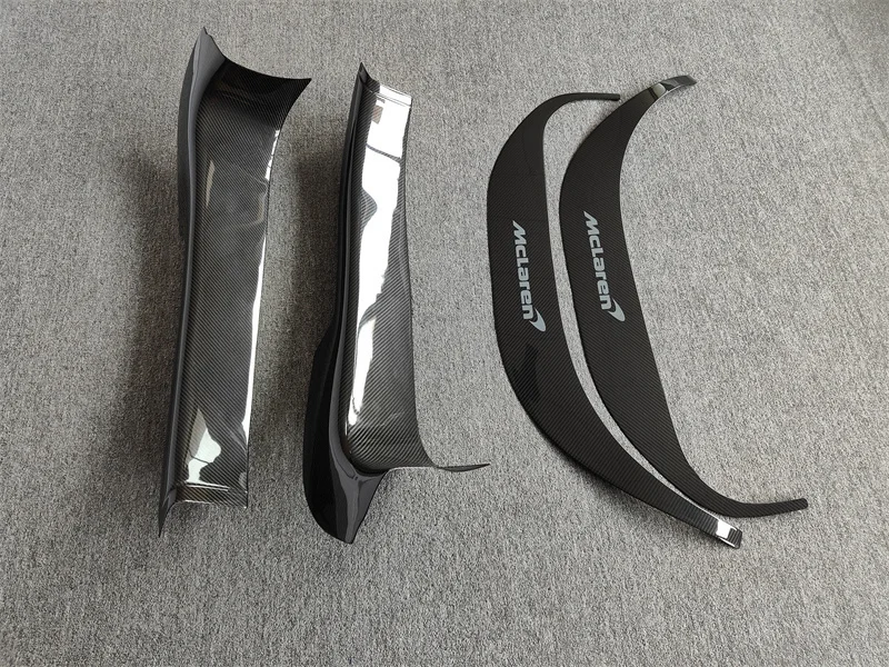 New Carbon Fiber Door Welcome Pedal Threshold Rod for McLaren 12C MP4-625C 650S 675LT Automotive Parts Condition Used