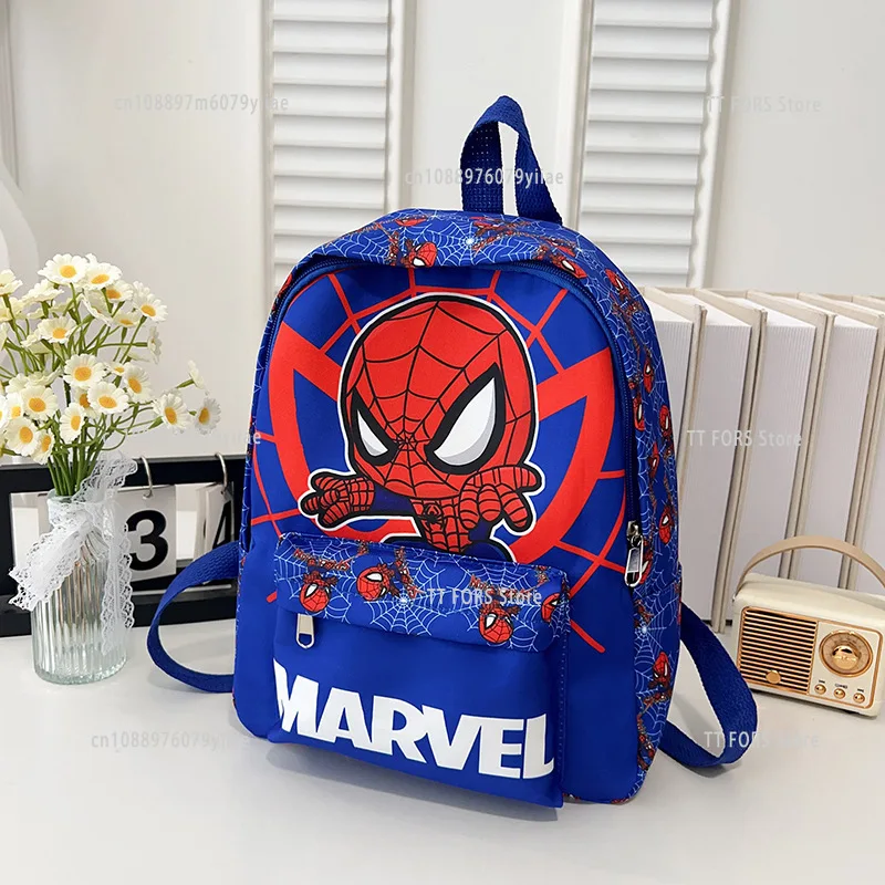

New Spider-Man Boys Fashion Cartoon Anime Design Student Outing Large Capacity Handbag Backpack Christmas Birthday Gift