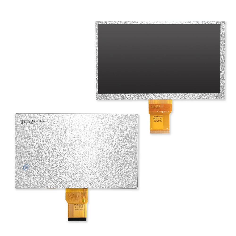 شاشة 7 بوصة IPS LCD بدقة 800*480 شاشة ملونة واجهة RGB تعمل باللمس بالسعة 50 دبوس #1