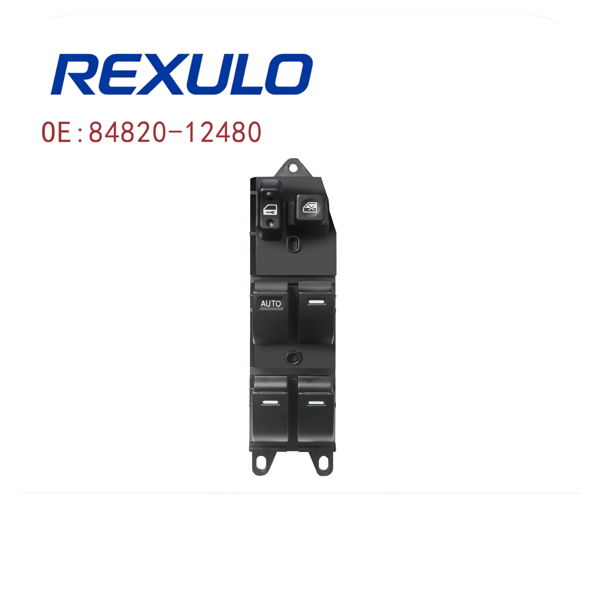 84820-12480 18-Pin Driver Power Window Master Switch for Toyota Corolla 2001-2007 for Toyota RAV4 2001-2005 LHD Button