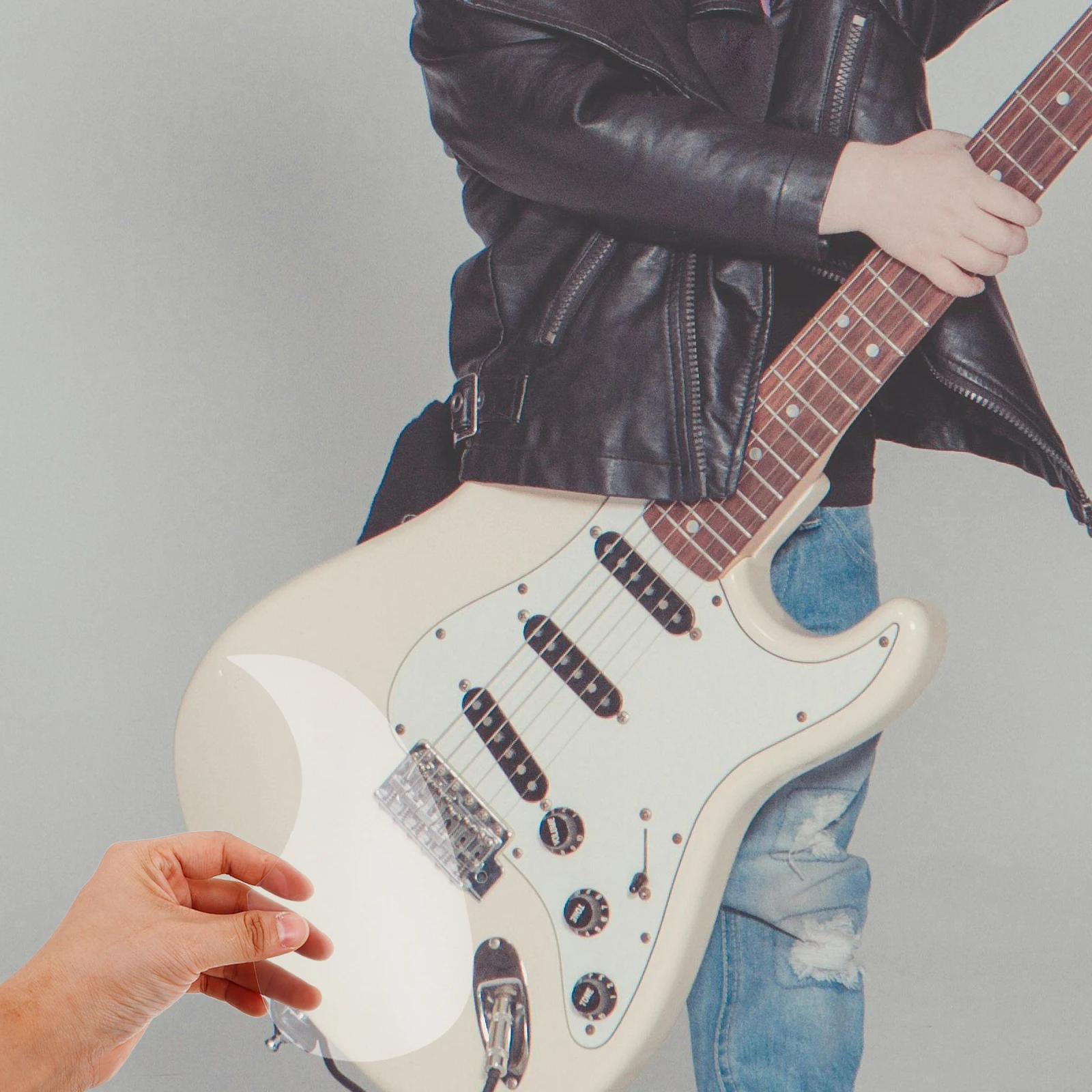 

1PCS Guitar Pick Guard Transparent Acoustic Folk Bass 40 41 Inch Anti Scratch Clear Decorative Panel Parts