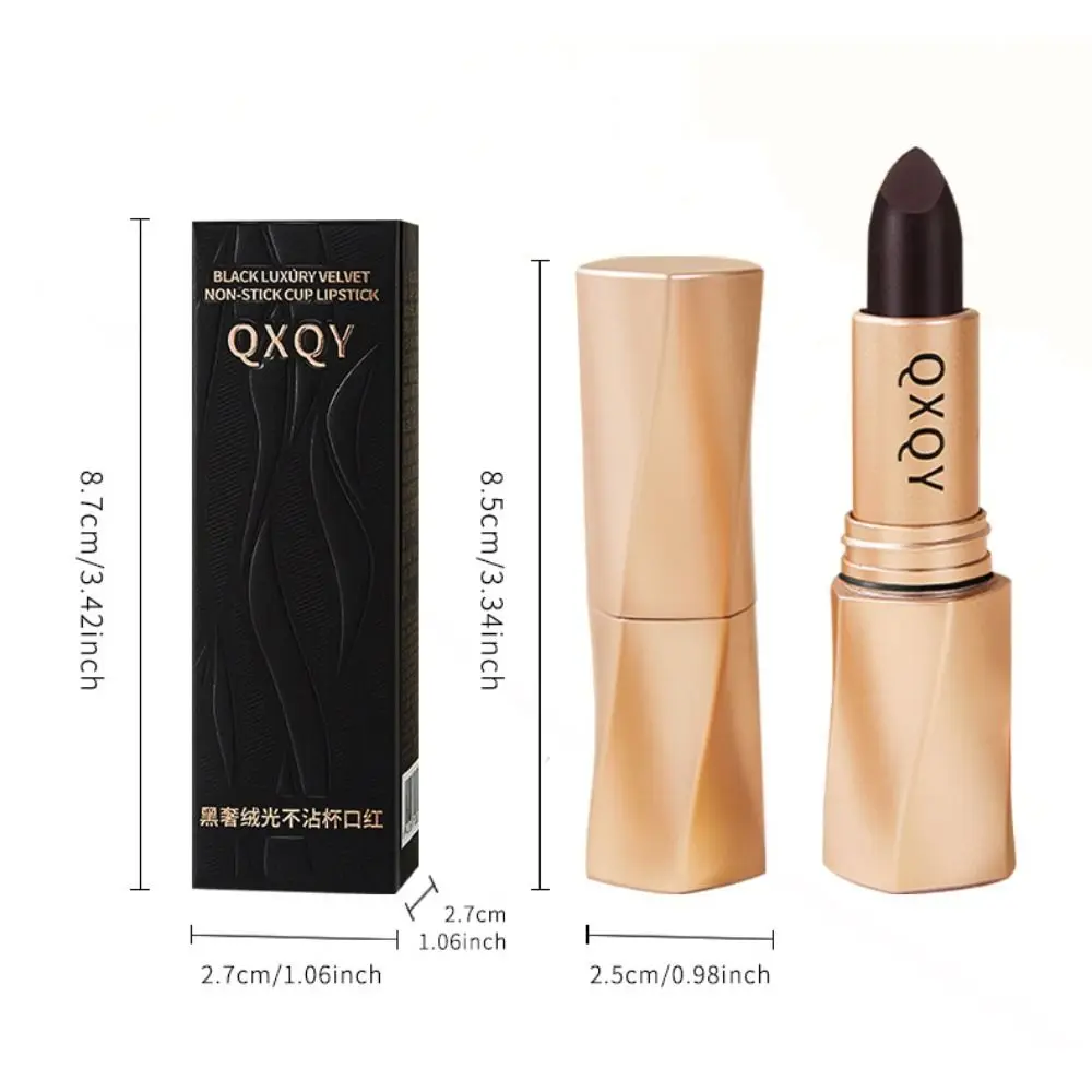 Batom hidratante fosco à prova d'água, bálsamo labial sólido, coloração multicolorida, cuidados com os lábios, maquiagem