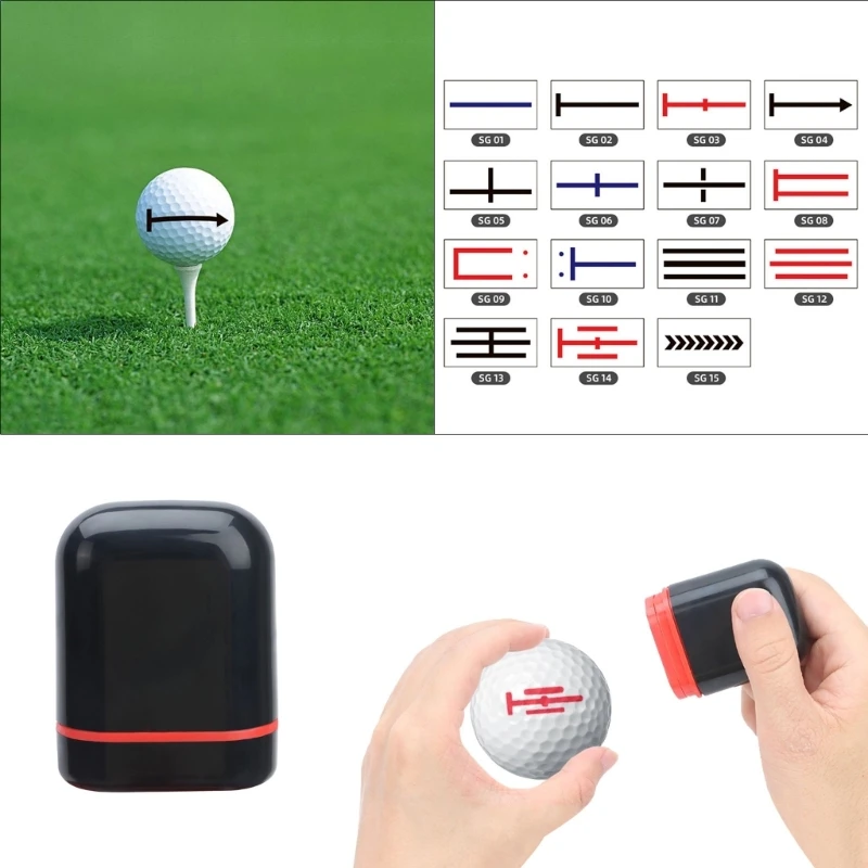 2024 New Golf Balls Line Making Tool for Balls Line Drawing Swing Path Arrow-sign