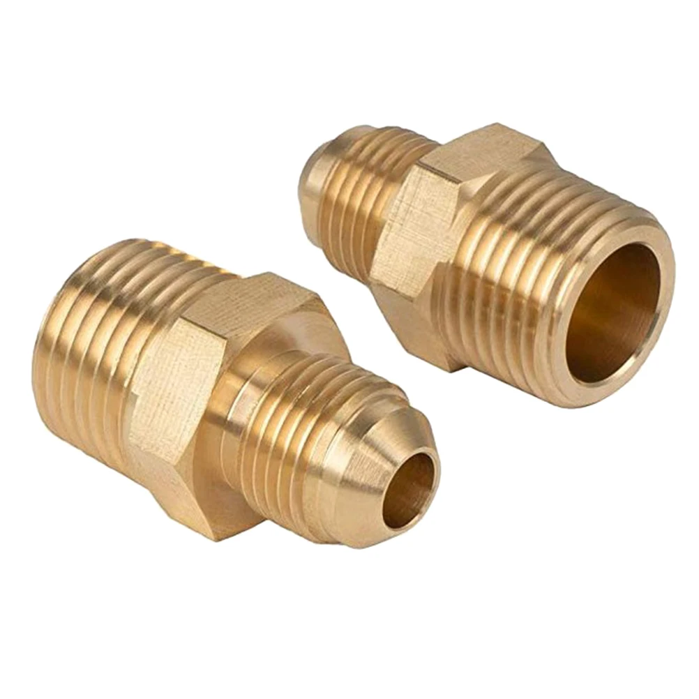

Solid Brass Coupler Air Hose Connector Air Hose Connector 1 4 Inch NPT Male Thread Gas Pipe Fitting Drainage Accessories