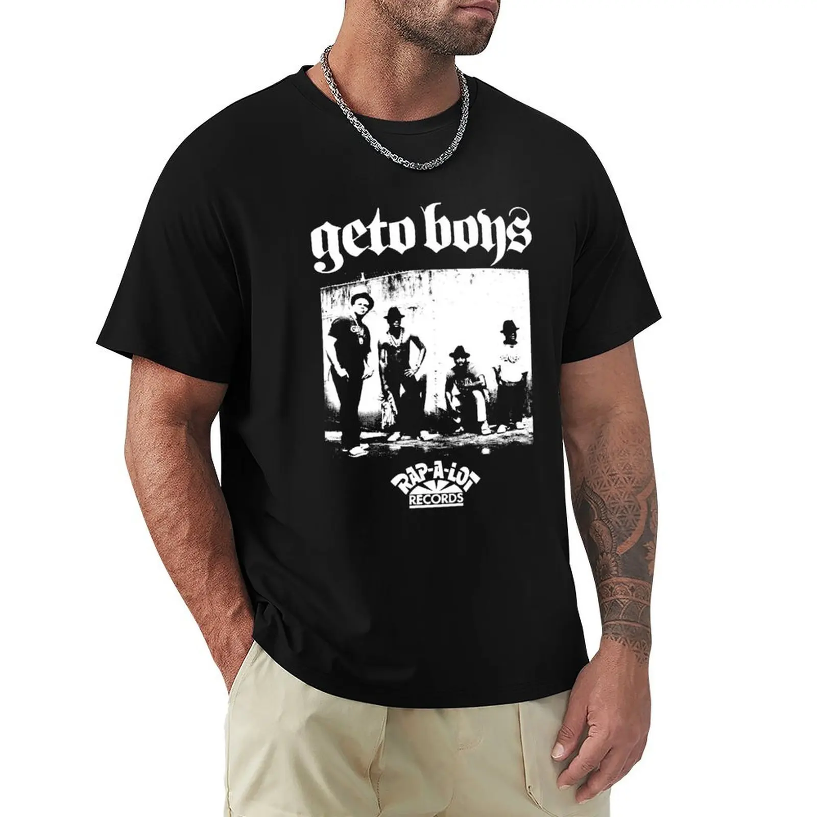 The Beginning Of All Classics Geto Boys Gb2 White Dark And Offensive T-Shirt Big and Tall Loose Fit T-Shirt