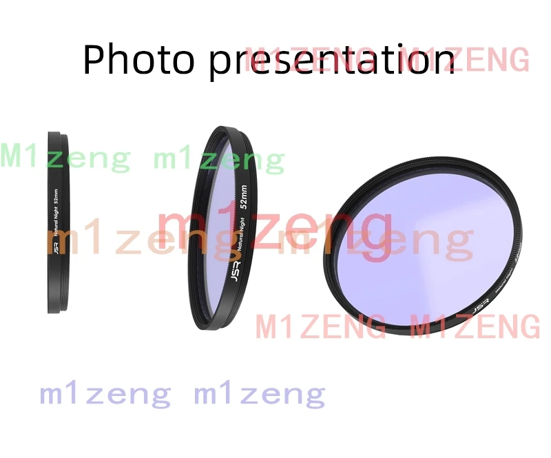 natural night 58 62 waterproof Optical Glass Lens filter Light Pollution for dslr mirrorless camera
