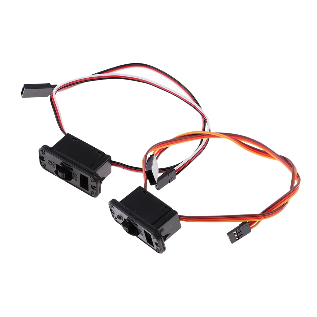 Futaba JR Servo Extension Cable Large ON OFF Switch with LED Light Male to Female Wire for RC Model Universal Use