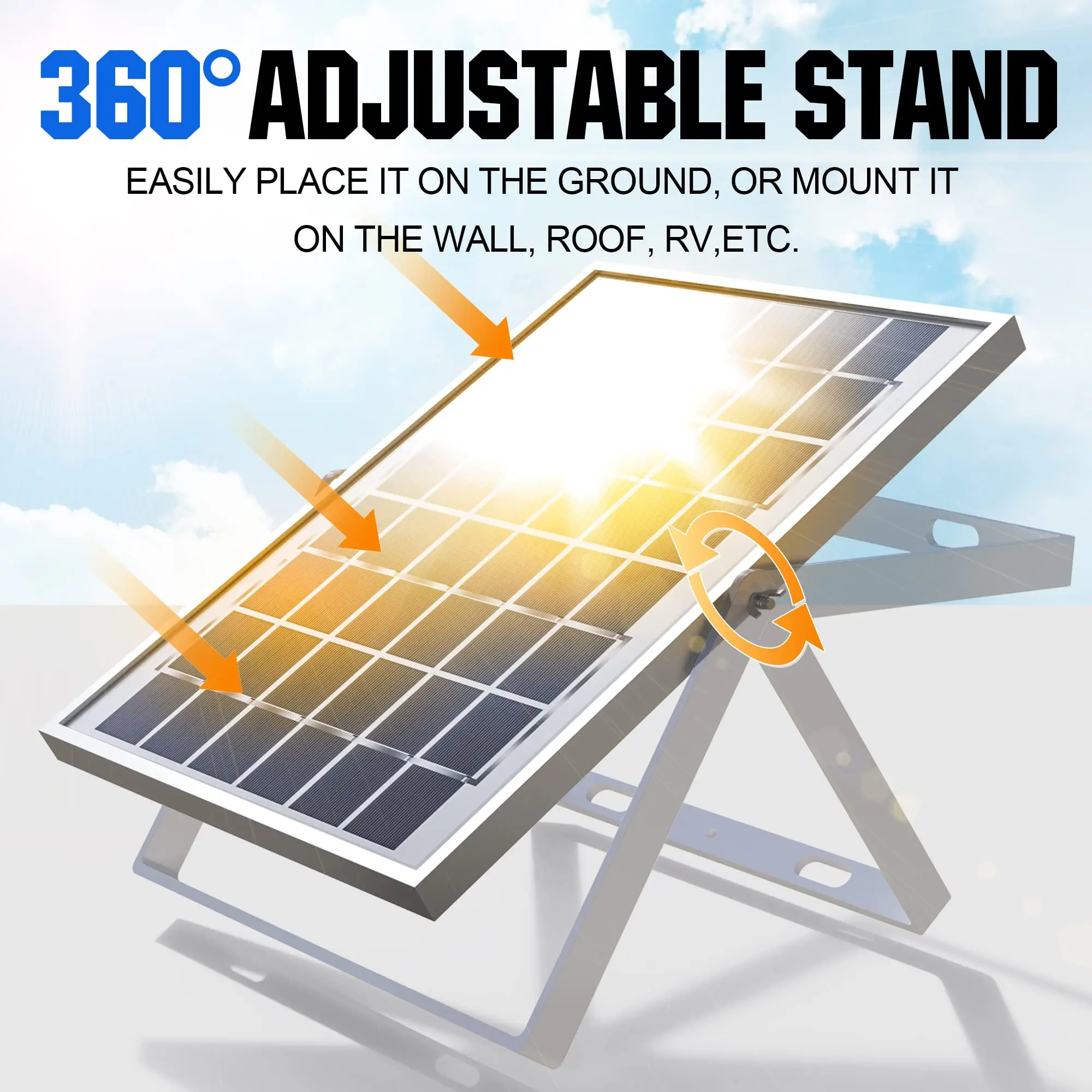 20W Solarpanel 12V Solarpanel Ladegerät Kit8A Controller Geeignet Motorrad Boot ATV Marine RV Anhänger Verschiedene 12V Batterien