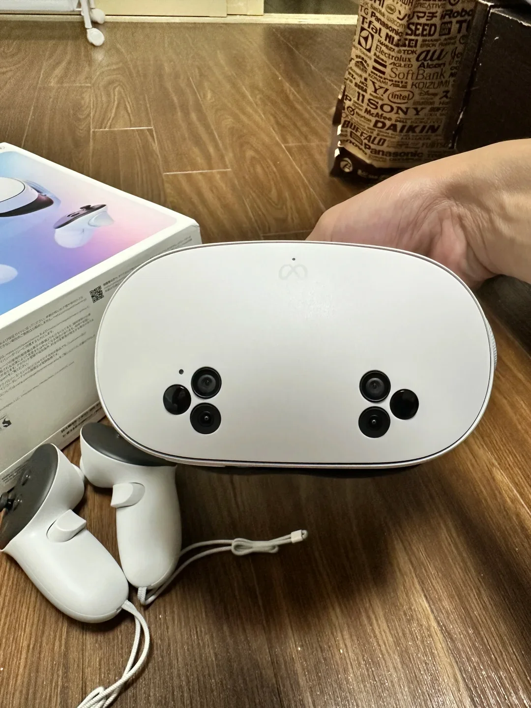 Original Quest 3S 8 Go de RAM + 128 Go de stockage, écran haute fidélité couleur 773 PPI, affichage 120 Hz, batterie 4324 mAh 2,5 H