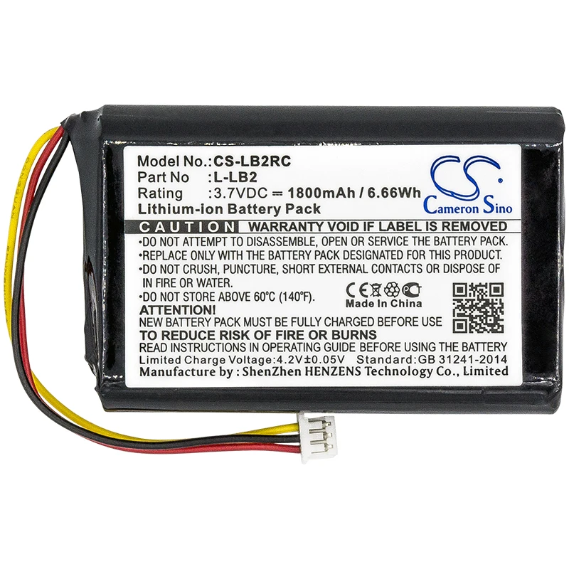 

Replacement Li-ion Battery for Logitech Keyboards and Mice | 3.7V, 1800mAh | Compatible with MX1000 Cordless Mouse and M-RAG97