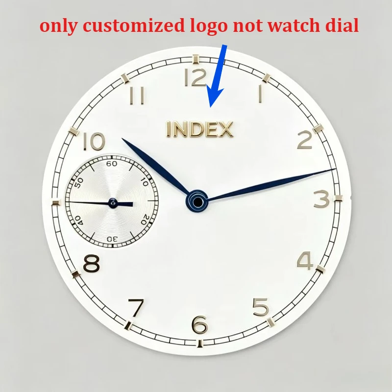 Customized watch logo, metal dial logo, sticker, small label, personalized mini 3D DIY creative engraving, thin and flat